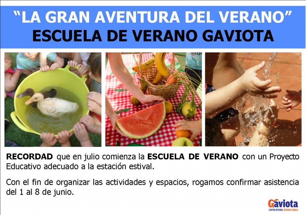 escuela de verano 1er ciclo